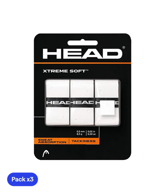 Overgrips HEAD XtremeSoft White (Pack x3)