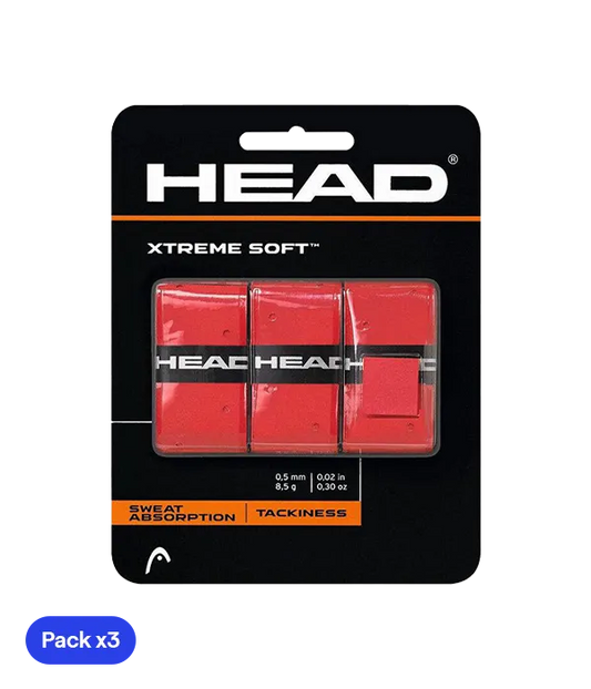 Overgrips HEAD XtremeSoft Rojo (Pack x3)
