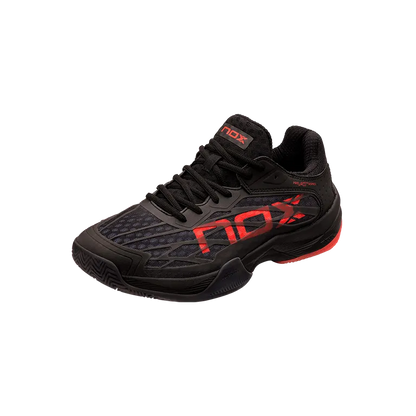Padel Shoes NOX AT10 Lux Negro/Rojo