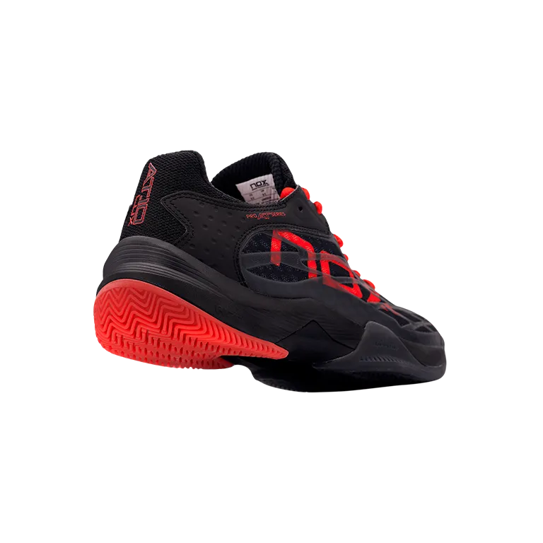 Padel Shoes NOX AT10 Lux Negro/Rojo