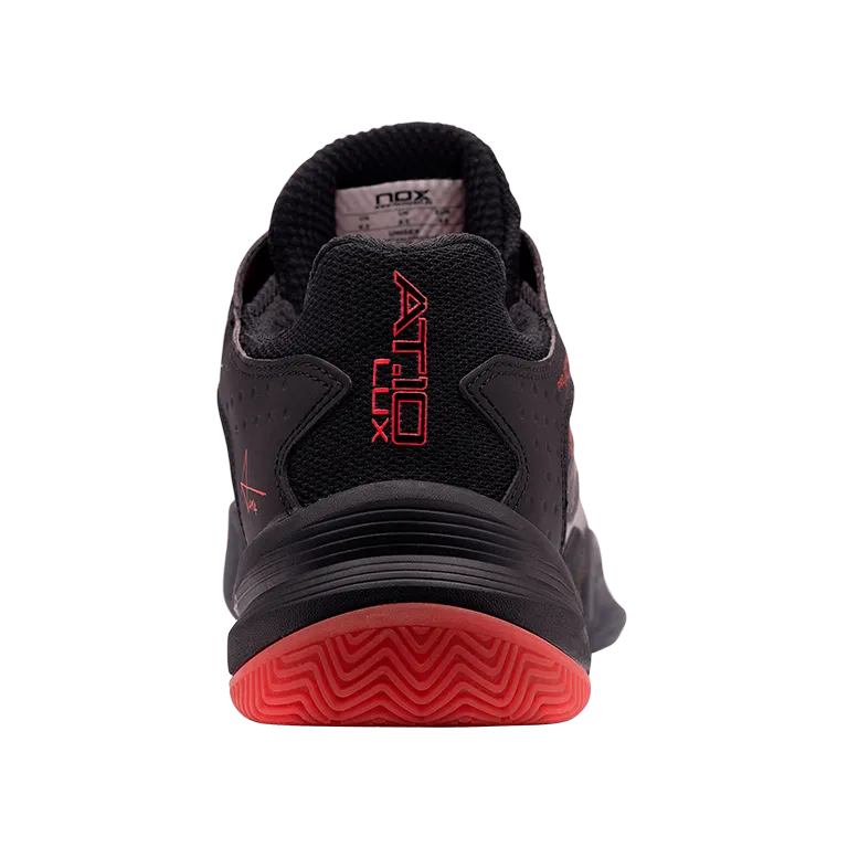 Padel Shoes NOX AT10 Lux Negro/Rojo