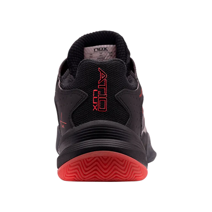 Padel Shoes NOX AT10 Lux Negro/Rojo