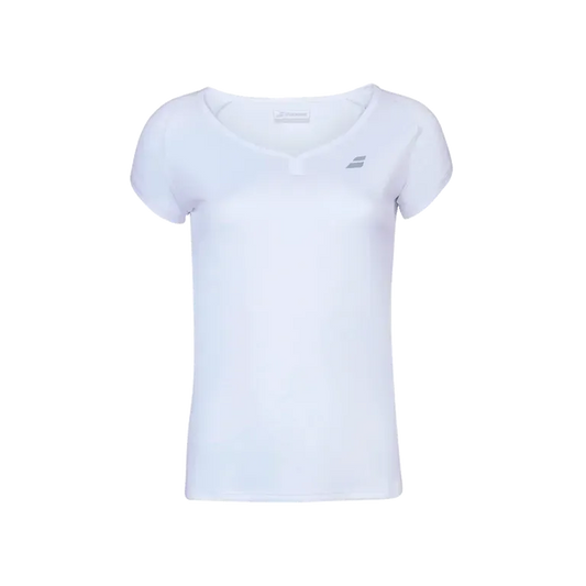 Camiseta Babolat Cap Sleeve Top Mujer Blanco