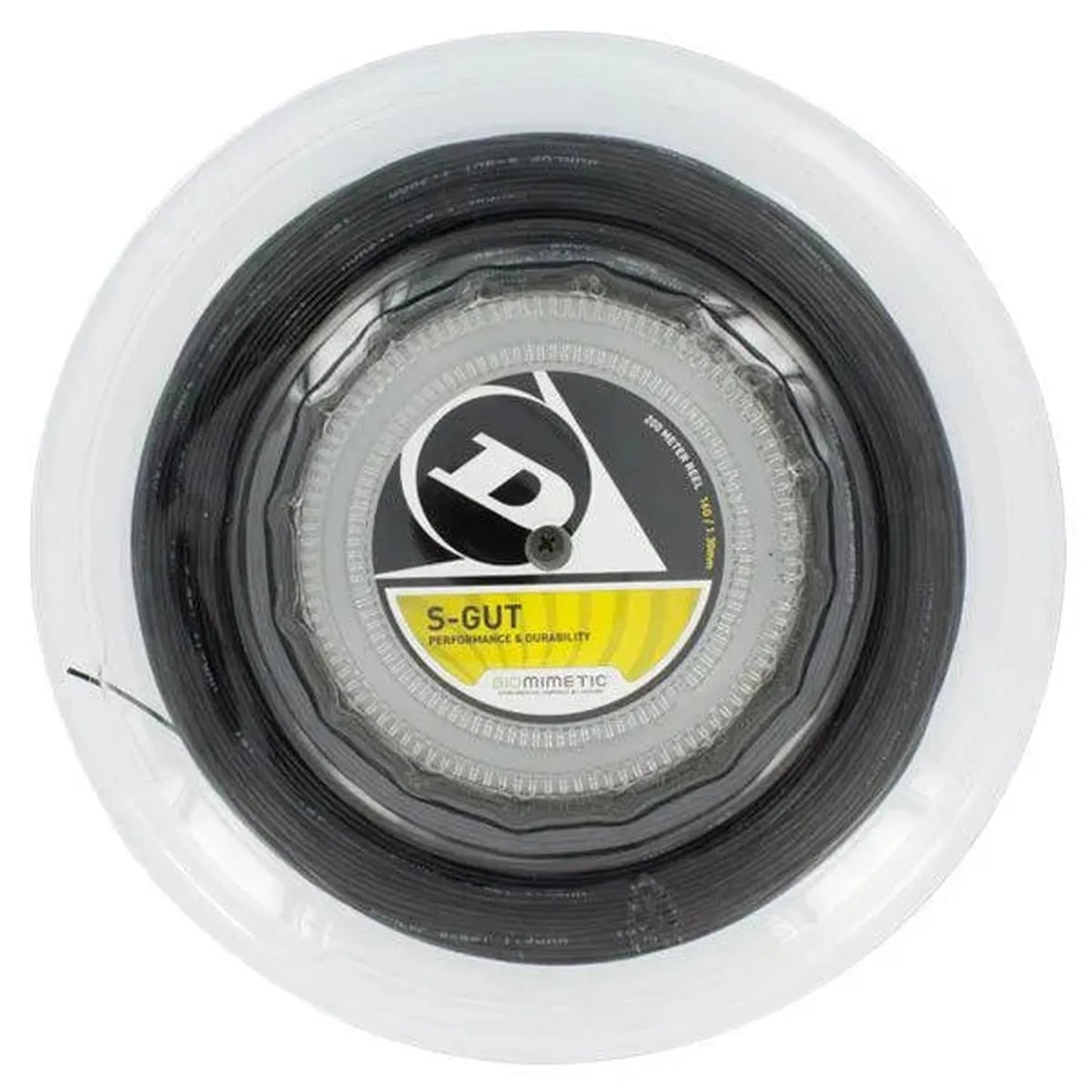 S-Gut 16G Black Reel Tennis String