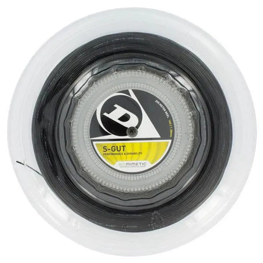 S-Gut 16G Black Reel Tennis String