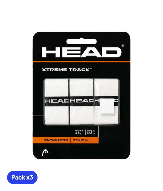 Overgrips HEAD XtremeTrack White (Pack x3)