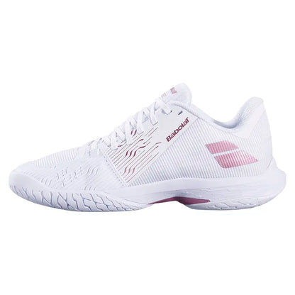 Women's Jet Tere 2 All Court Tennis Shoes White and Gold Pink
