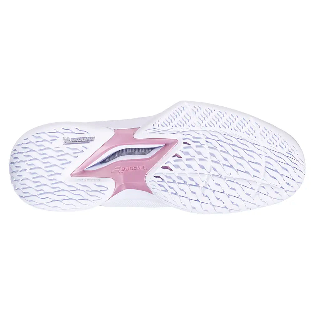 Women's Jet Tere 2 All Court Tennis Shoes White and Gold Pink