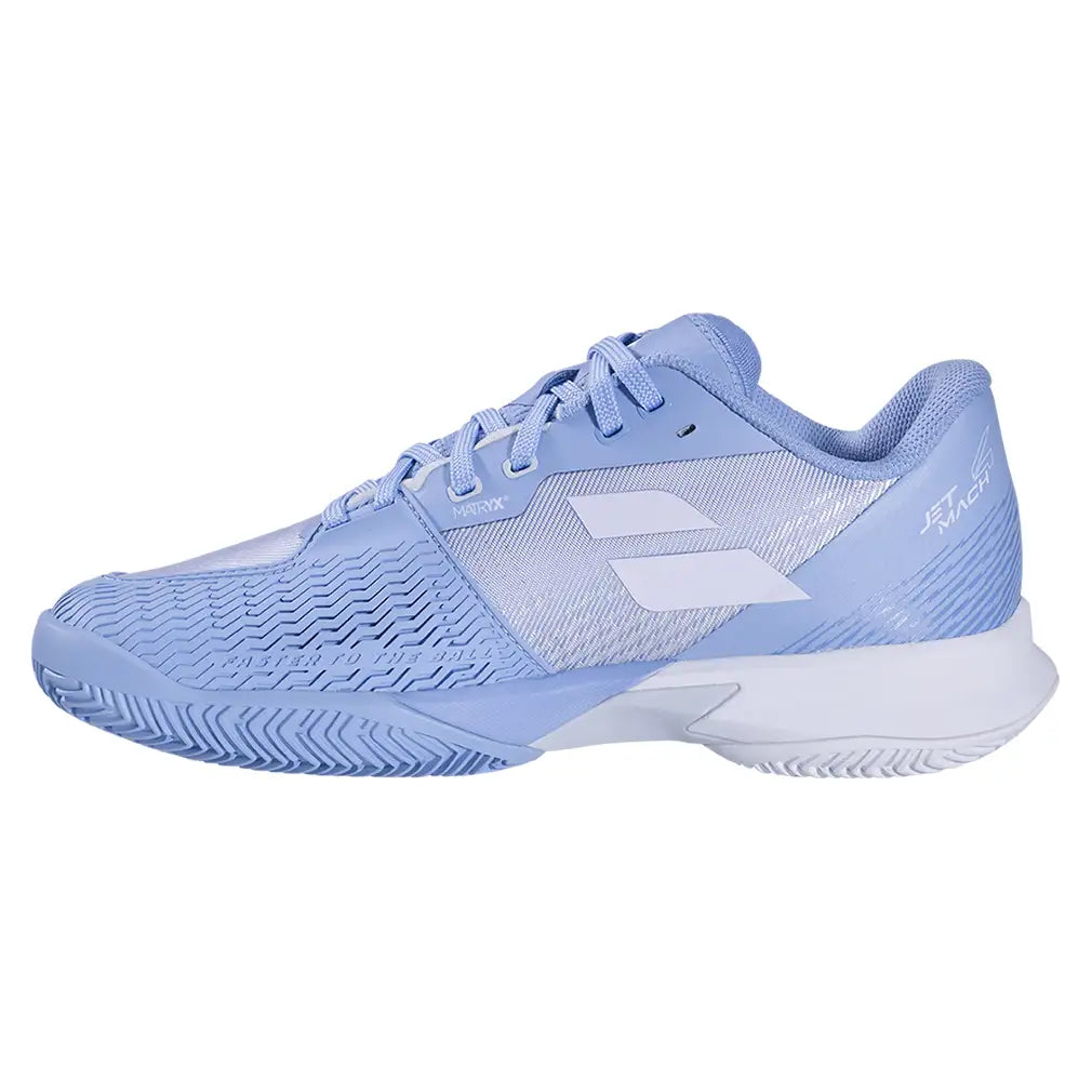 Women's Jet Mach 4 Clay Tennis Shoes Lavender and White