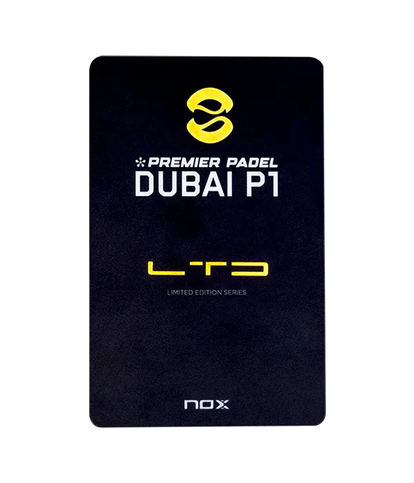 Pack AT10 Genius 12K Limited Edition 2025 Premier Padel Dubai P1 Padel Racket