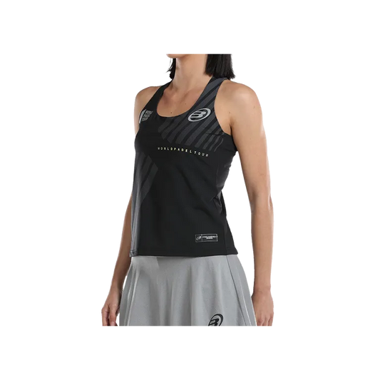 Camiseta Bullpadel WPT Llave Mujer Negra