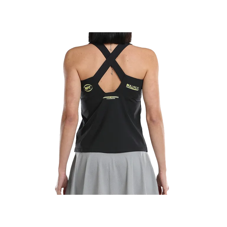 Camiseta Bullpadel WPT Llave Mujer Negra