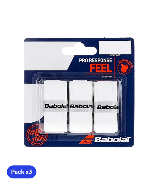 Overgrips Babolat Pro Response White (Pack x3)