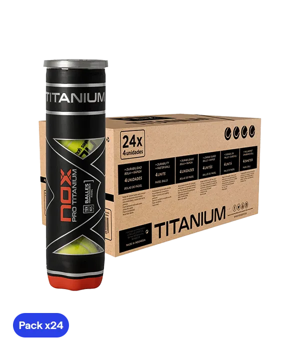 Box Balls  NOX Pro Titanium (x4)(Pack x24)