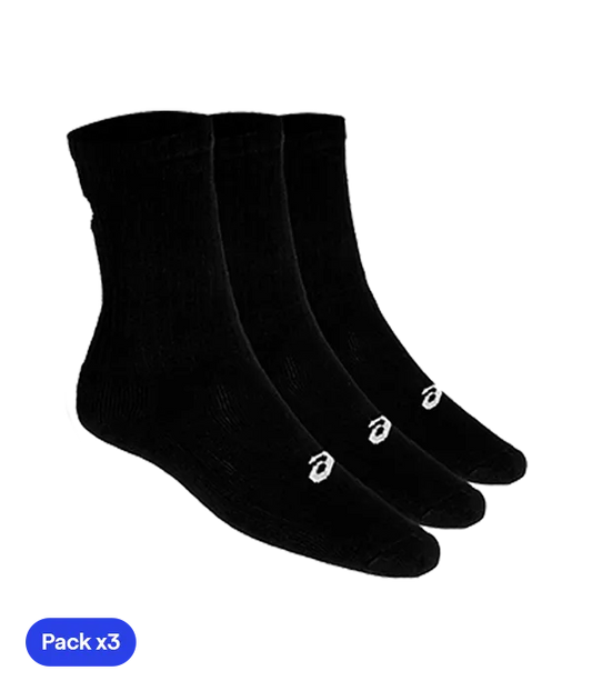 Socks Asics Crew (Pack x 3) Negro