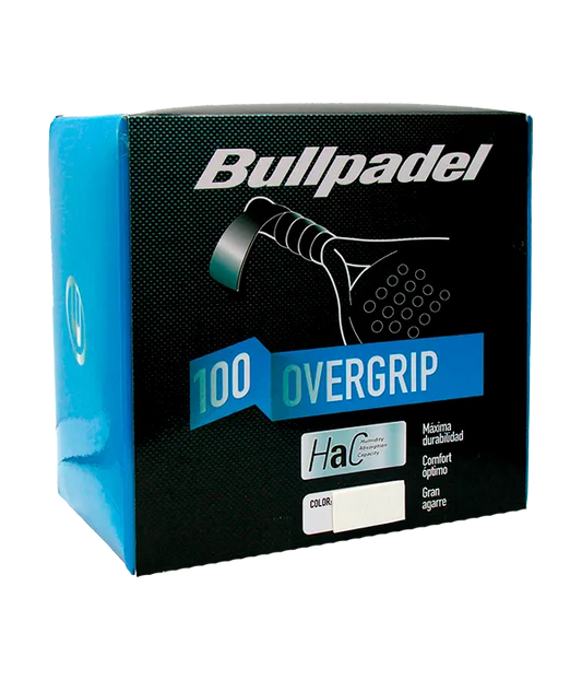 Tambor Overgrips Bullpadel HaC White (x100)