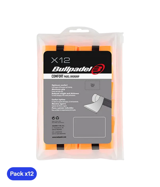 Overgrips Bullpadel GB-1600 Comfort Naranja (Pack x12)