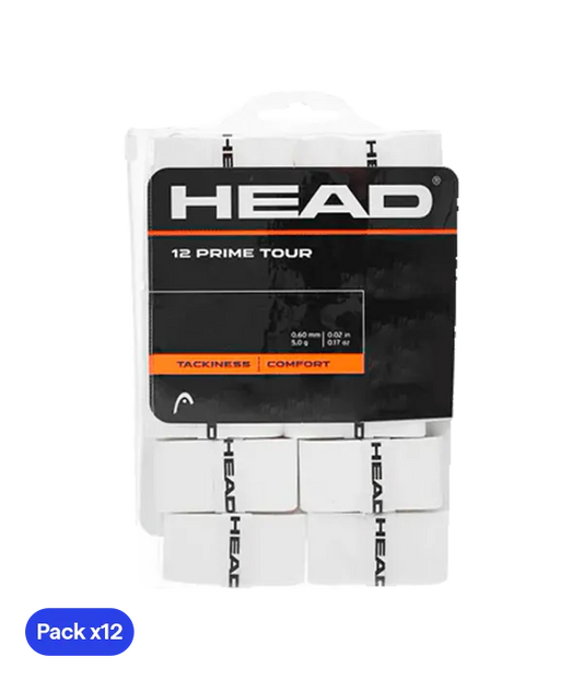 Overgrips HEAD Prime Tour White (Pack x12)