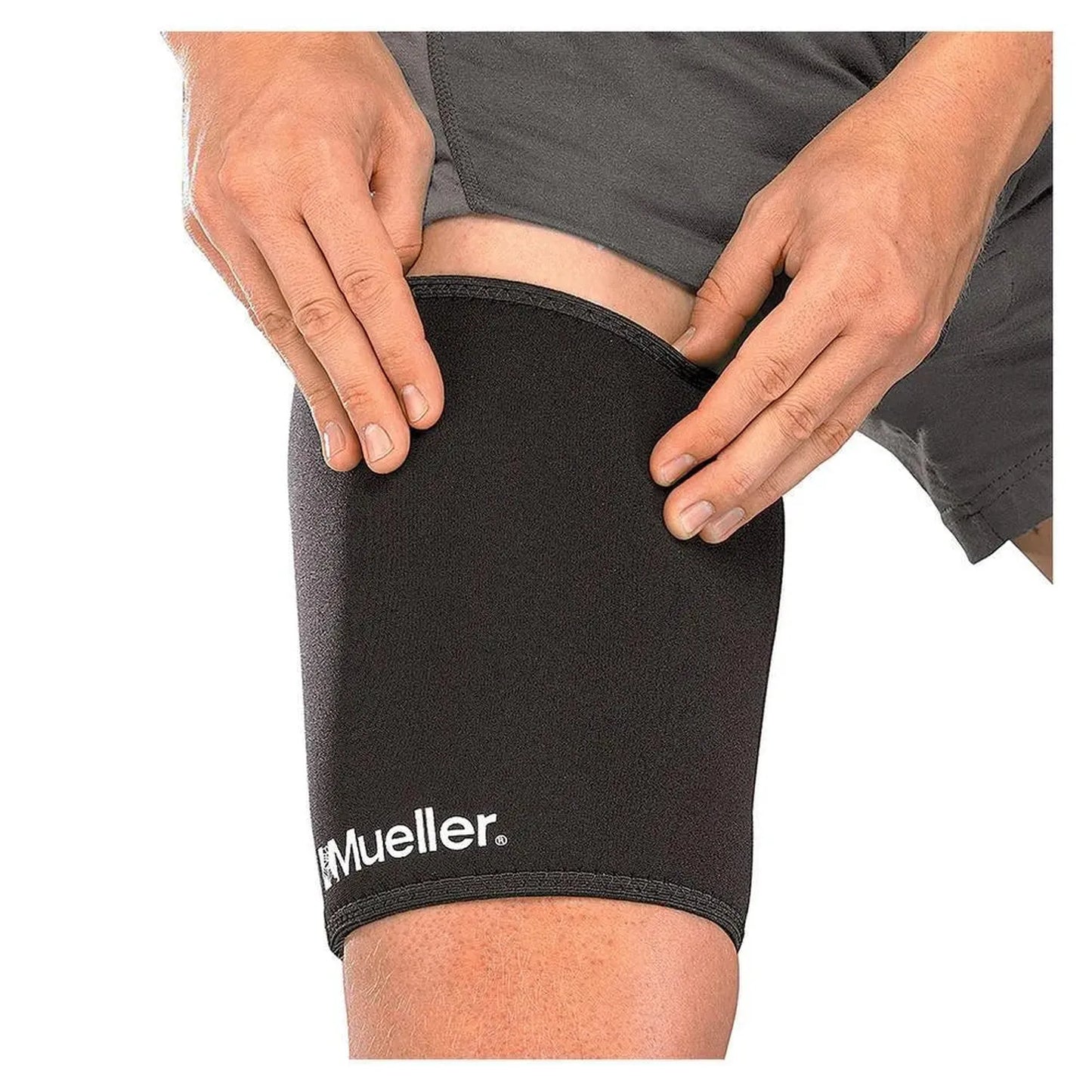 Mueller Thigh Sleeve Neoprene-Sports Medicine-Mueller-3300-DEFAULT-L-Tennis Express