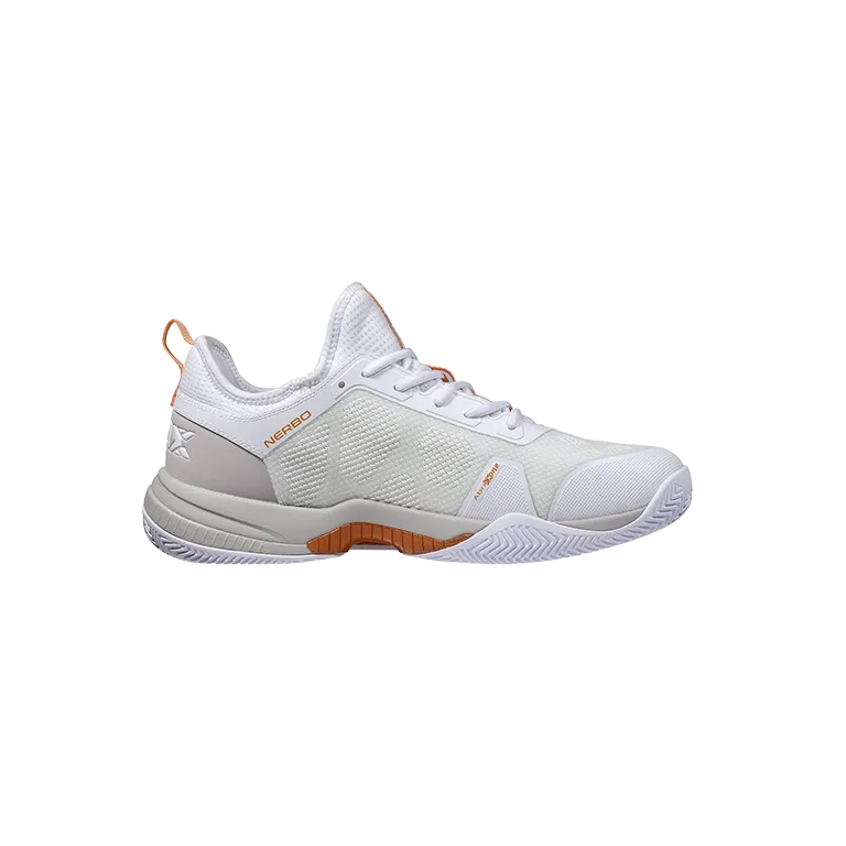 Padel Shoes NOX Nerbo White/Coral Gold