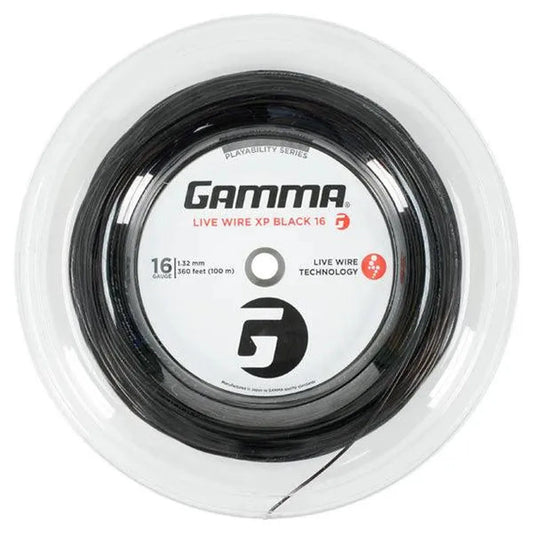 Live Wire XP Black 16G Tennis String Reel