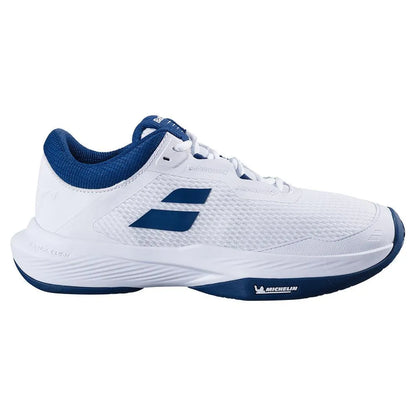 Men's SFX 4 Tennis Shoes White and Estate Blue