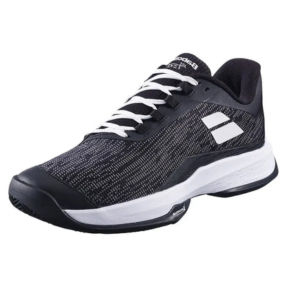 Men's Jet Tere 2 Clay Tennis Shoes Black and White-Footwear-Babolat-3A0S25A650-3-Tennis Express
