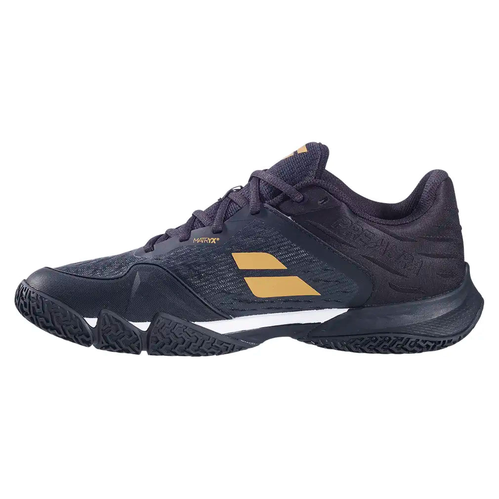 Men's Premura 3 Padel Shoes Black and Gold