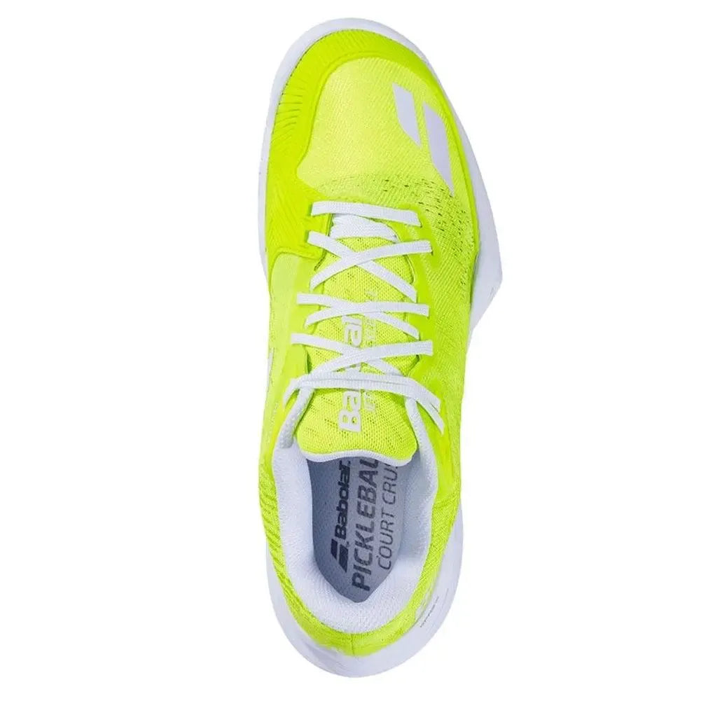 Women's Jet Mach Pickleball Shoes Fluo Yellow and White