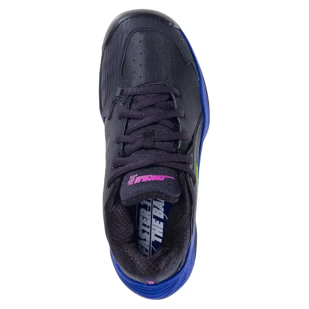 Juniors' Propulse 3 Tennis Shoes Black and Dark Blue