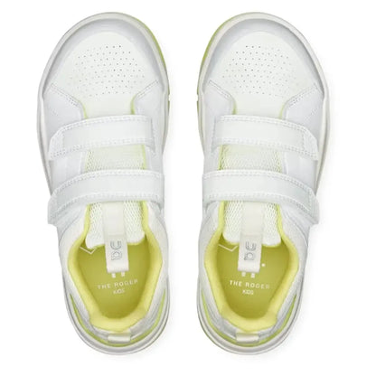 Juniors' THE ROGER Tennis Shoes White and Limelight