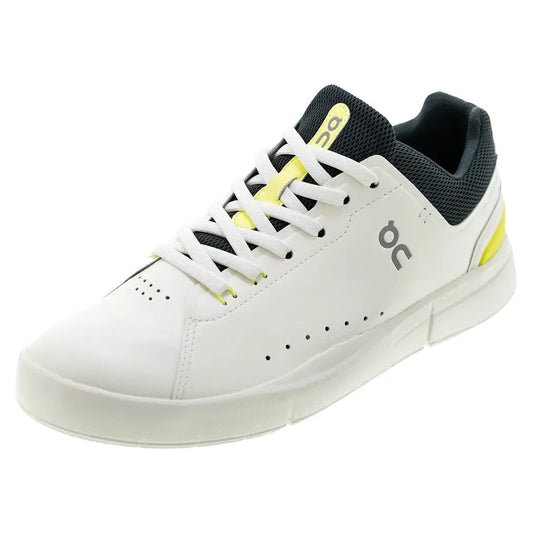 Men's THE ROGER Advantage Shoes Ivory and Evergreen-Footwear-On-3MD10642491-S25_copy-Tennis Express