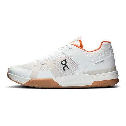 Men's THE ROGER Clubhouse Pro Tennis Shoes Ivory and Flame