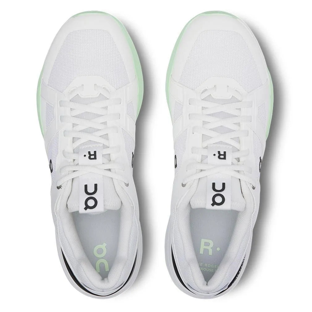 Men's THE ROGER Clubhouse Pro Tennis Shoes White and Lima