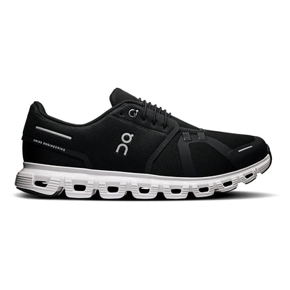 Men's Cloud 6 Shoes Black and White