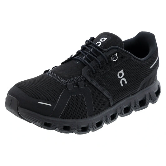 Men's Cloud 6 Shoes Black-Footwear-On-Black-8, [current_file_name-Tennis Express