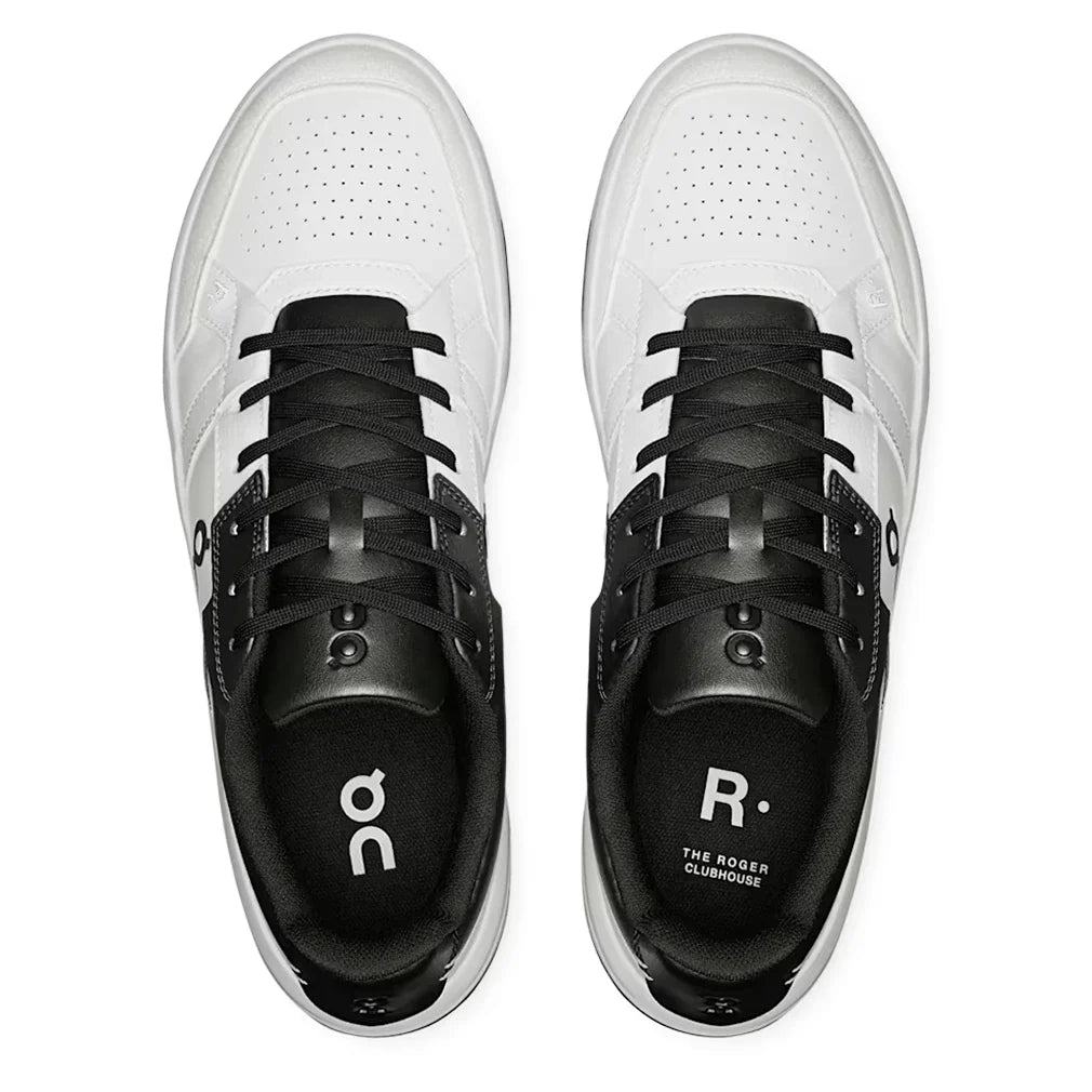 Men's THE ROGER Clubhouse Shoes White and Black