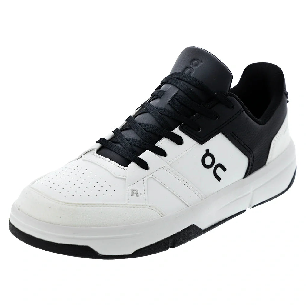 Men's THE ROGER Clubhouse Shoes White and Black-Footwear-On-White/Black-7, [current_file_name-Tennis Express