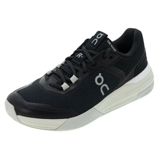 Men's THE ROGER Advantage Pro Clay Tennis Shoes Black and White-Footwear-On-3MF10970299-U25_139e3463-62db-434e-8e9d-e2902da49edd-Tennis Express