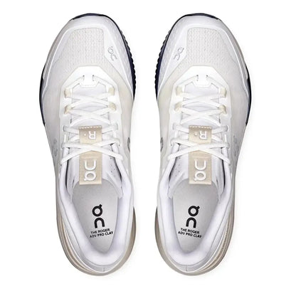 Men's THE ROGER ADV Pro Clay Tennis Shoes White and Cream