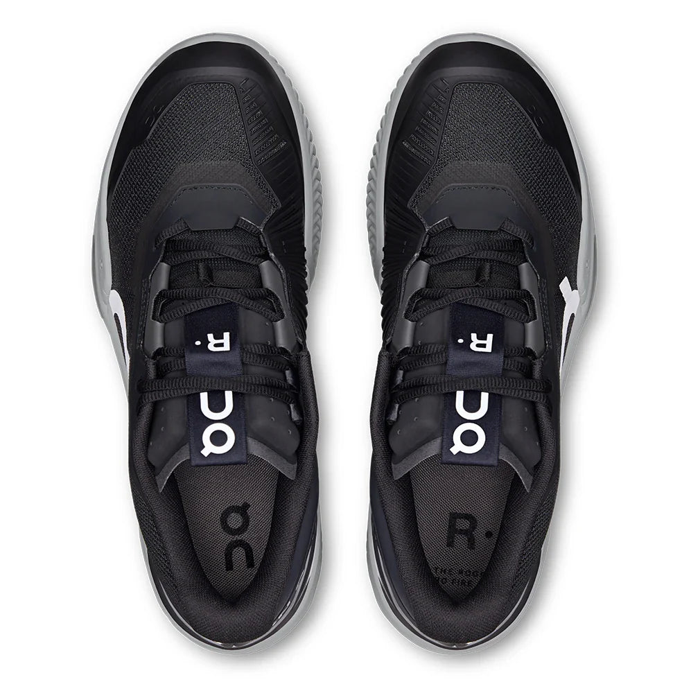Men's THE ROGER Pro Fire Clay Tennis Shoes Black and Eclipse