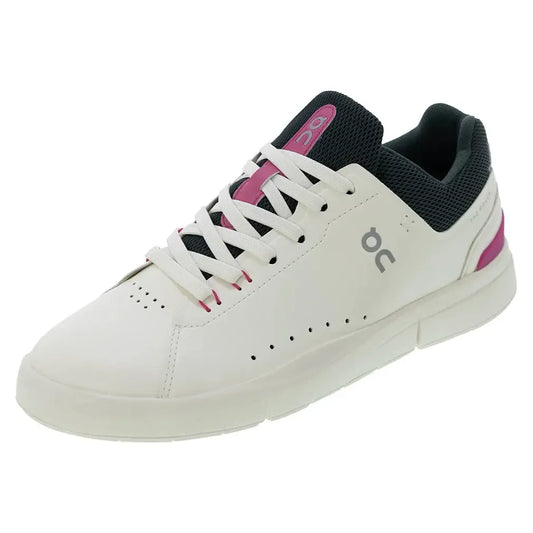 Women's THE ROGER Advantage Shoes Ivory and Pink-Footwear-On-3WD10652923-S25_36a4afd3-8a39-4358-95af-92f5548513fa-Tennis Express