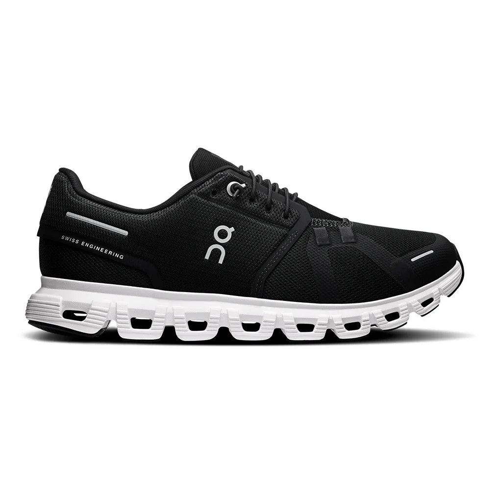 Women's Cloud 6 Shoes Black and White