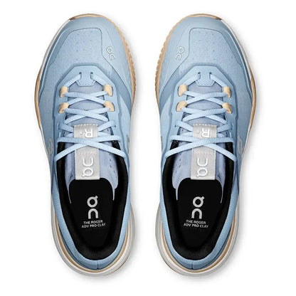 Women's THE ROGER Advantage Pro Clay Tennis Shoes Chambray and Blonde