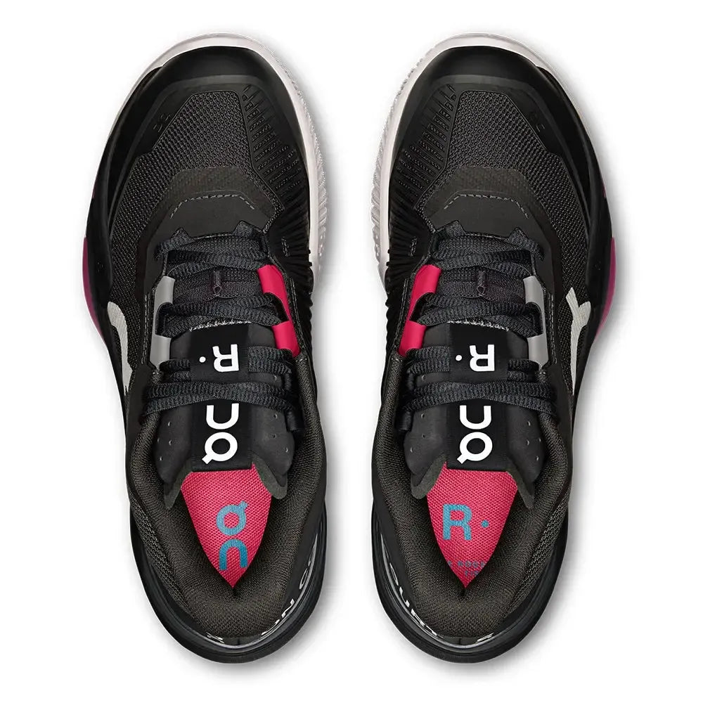 Women's THE ROGER Pro Fire Tennis Shoes Black and Pink