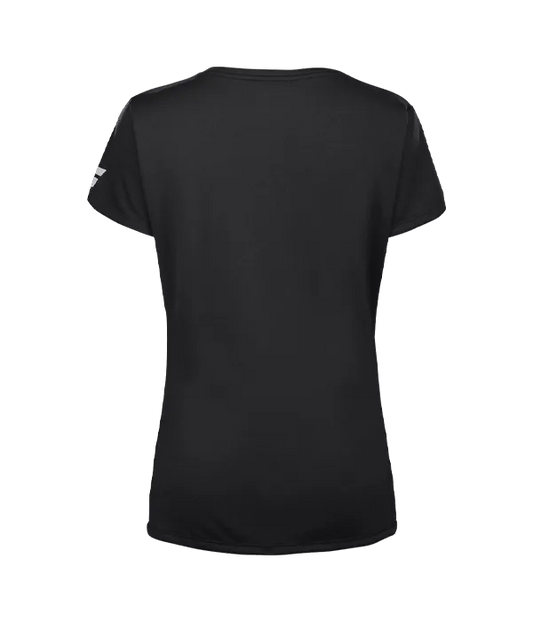 Camiseta Babolat Cap Sleeve Top Mujer Negro