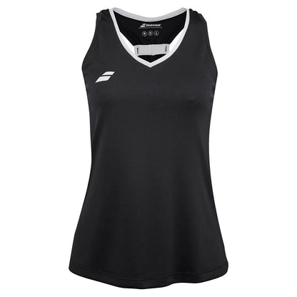 Women's Play Tennis Tank-Apparel-Babolat-3WP2071-Black1-Tennis Express