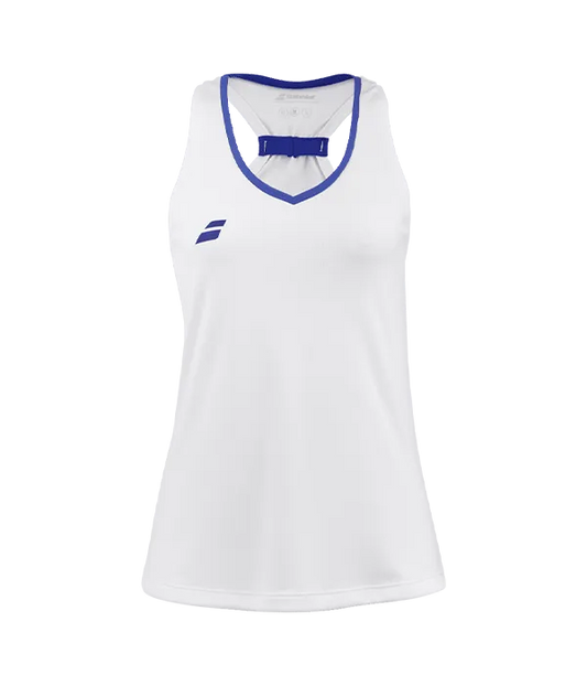 Camiseta Babolat Play Tank Top Mujer Blanco