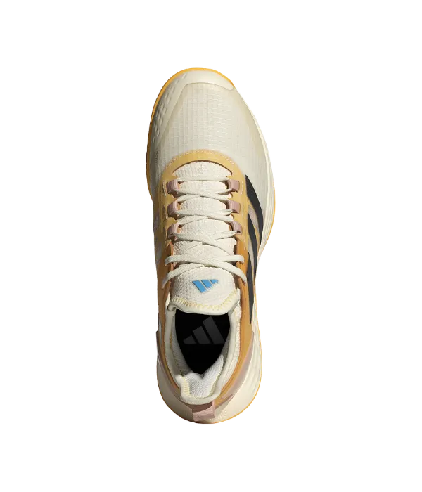 Padel Shoes Adidas adizero Ubersonic 4.1 CL Mujer Blanco/Naranja