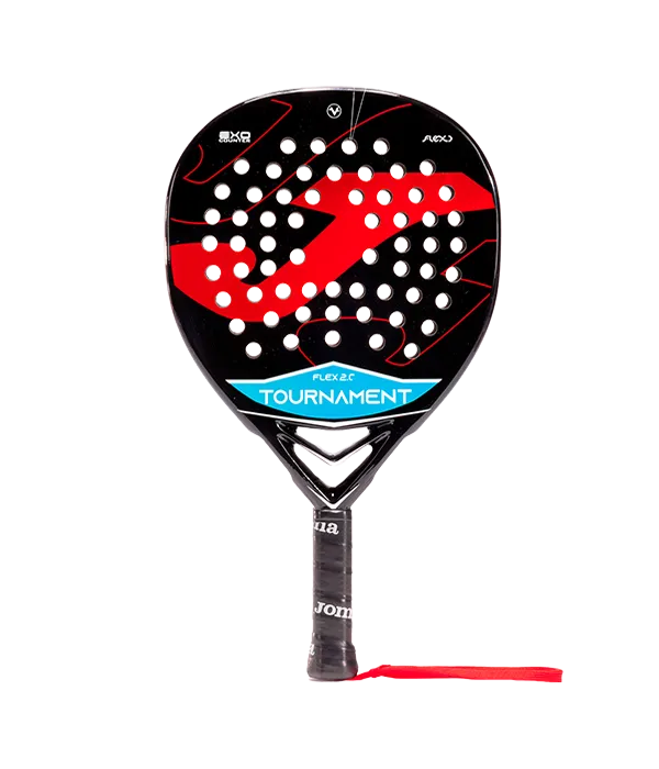 Joma Tournament Flex Negro/Rojo 2025 Padel Racket